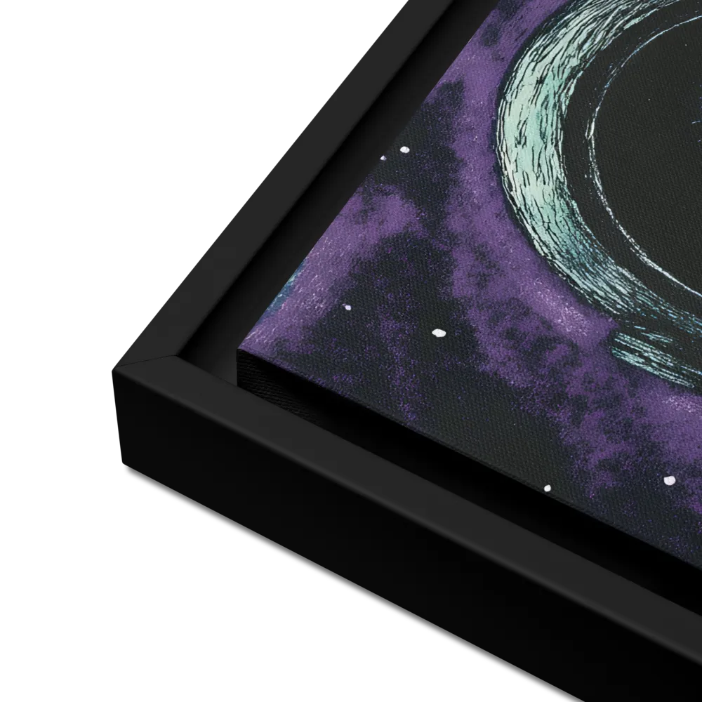 Beyond the Stars | Canvas with Black Frame | 16″×16″