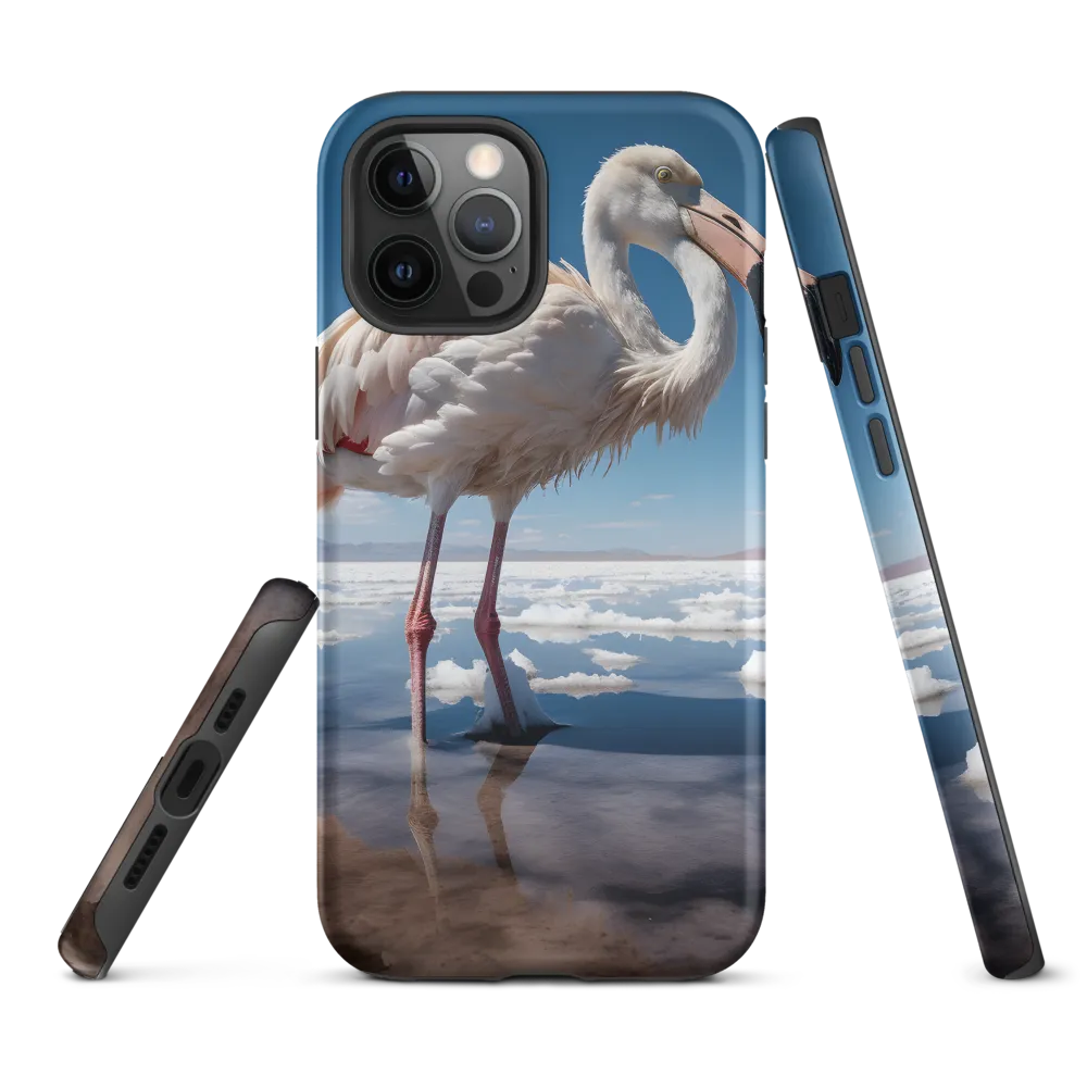 Graceful Solitude of a Flamingo