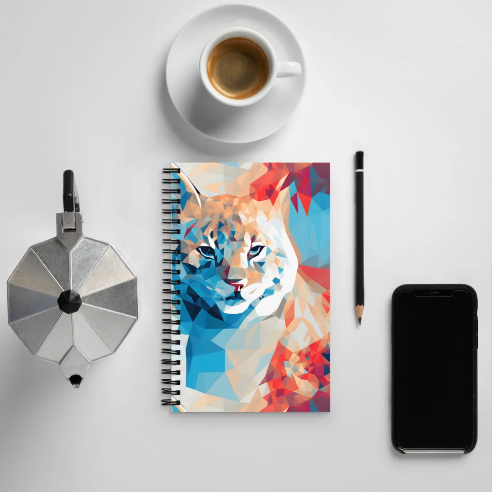 Facets of Feline Wonder | Spiral Notebook