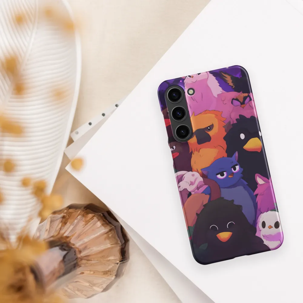 Whimsical Avian Gathering