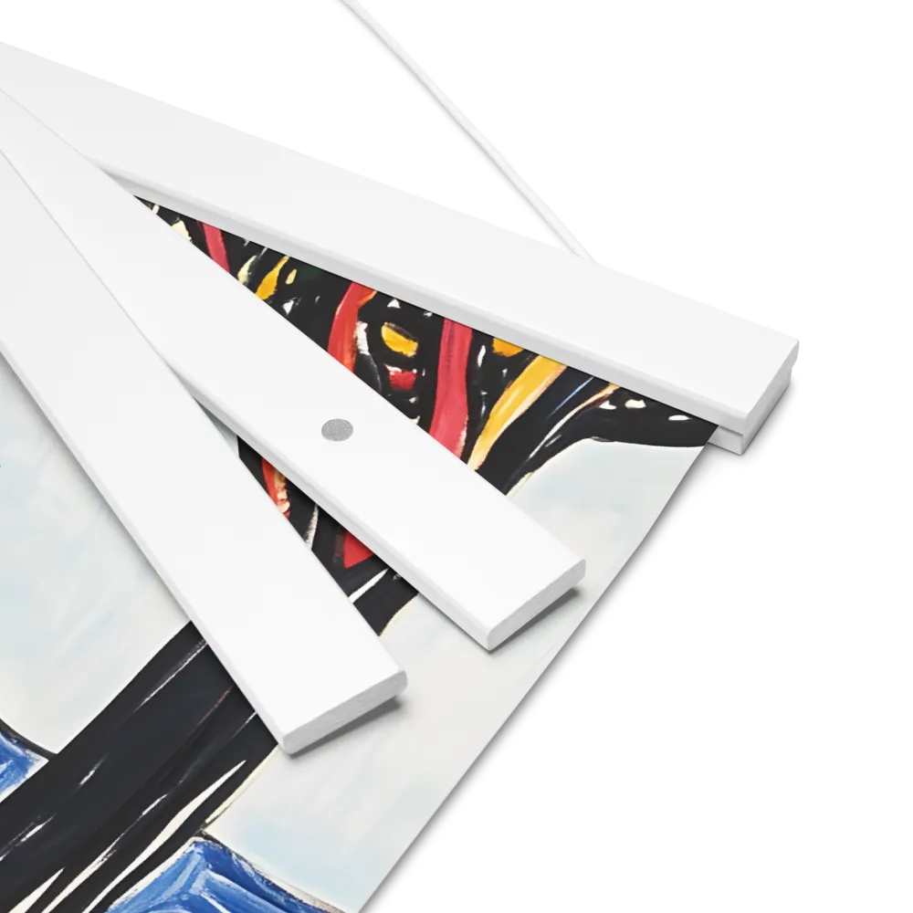 Vibrant Nature's Embrace | Poster With White Wood Hanger | 12″×12″