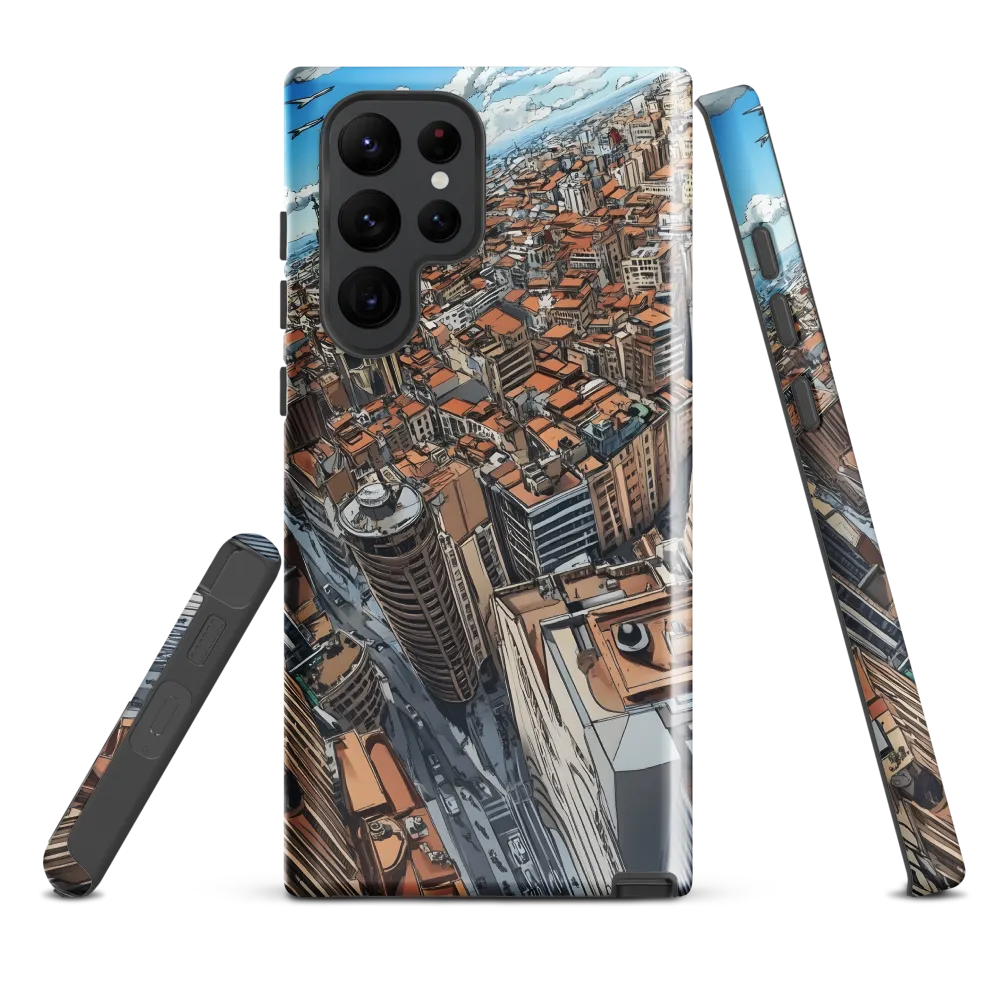 Aerial Symphony of Urban Life