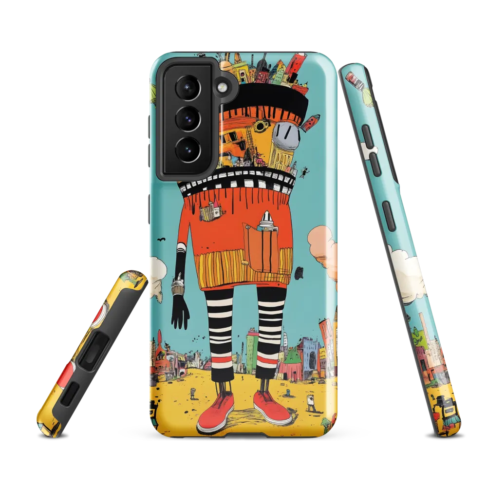 Urban Fantasia: A Whimsical Encounter | Phone Case |  S21 FE | Tough Case | Glossy