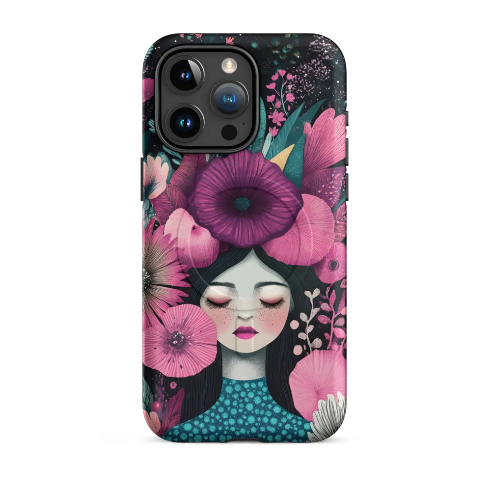 Blooming Serenity | Phone Case |  15 Pro Max | MagSafe® Tough Case | Matte