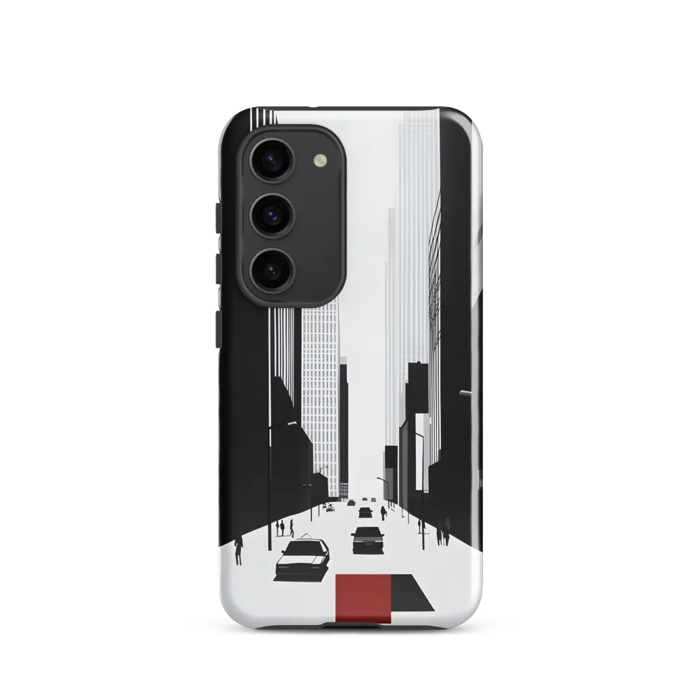 Urban Solitude: A Minimalistic Cityscape