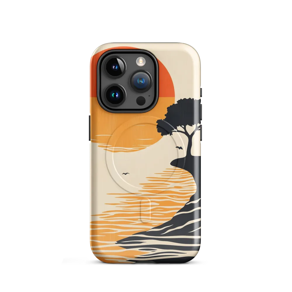 Serene Sunset | Phone Case |  15 Pro | MagSafe® Tough Case | Glossy