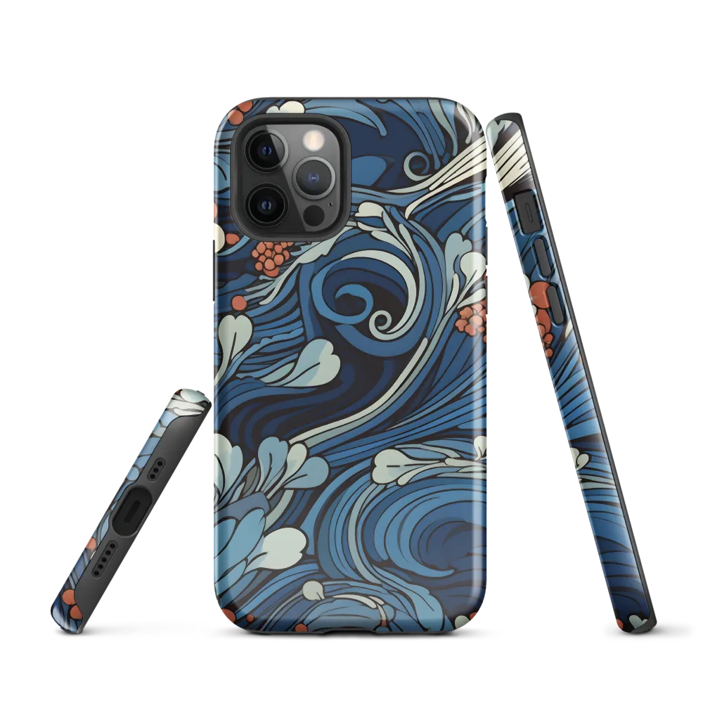 Nature's Elegance: An Oceanic Tapestry | Phone Case |  12 Pro | Tough Case | Glossy
