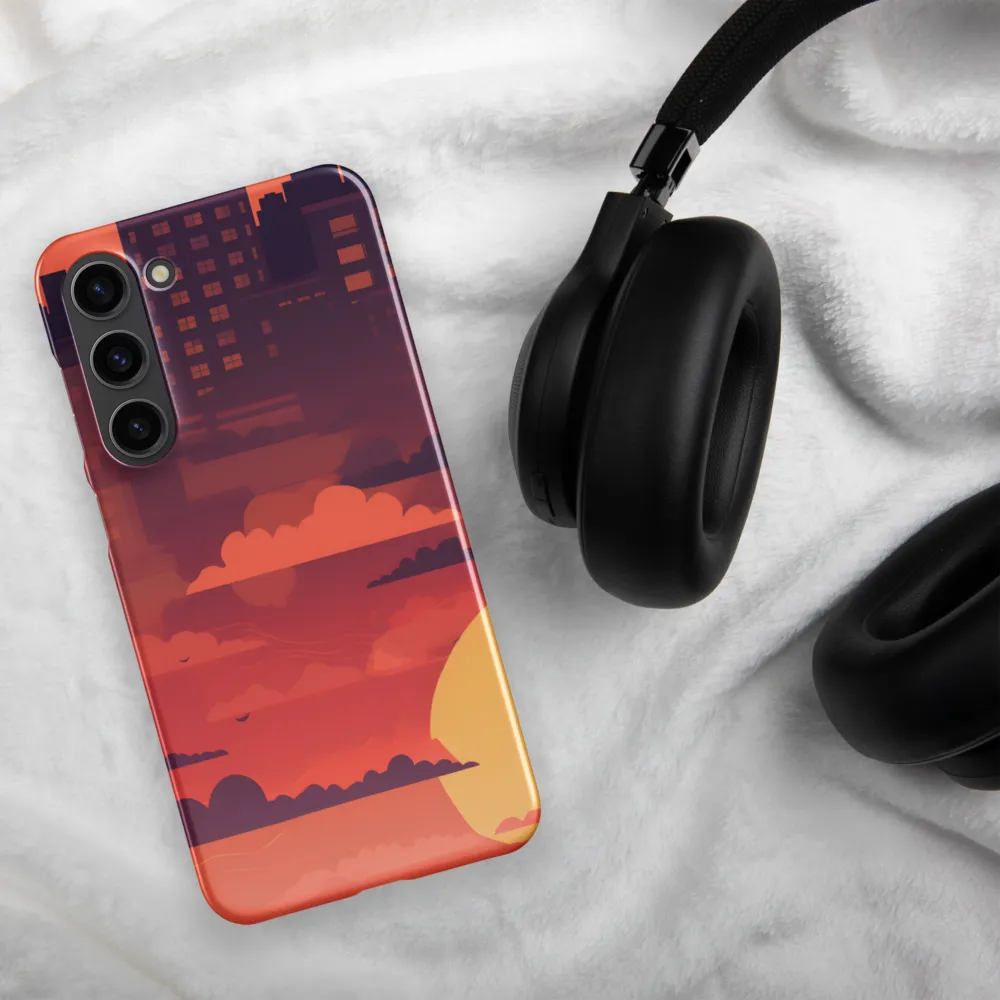 Urban Dusk: A Symphony of Cityscapes | Phone Case |  S23 Plus | Snap Case | Glossy