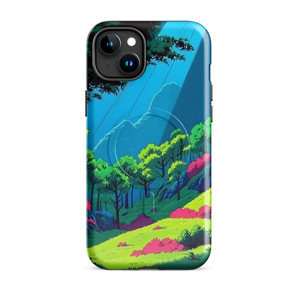 Whispers of a Vibrant Forest | Phone Case |  15 Plus | MagSafe® Tough Case | Glossy