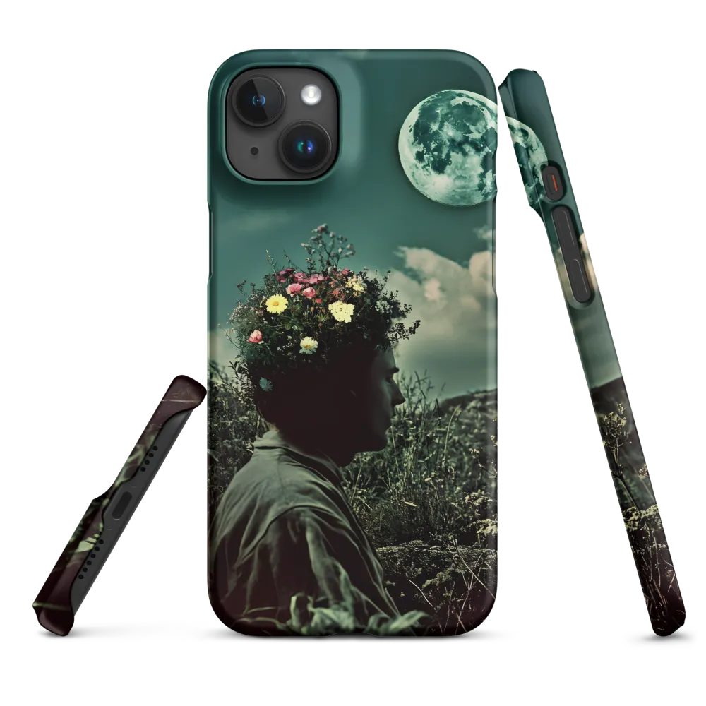 Moonlit Blossom | Phone Case |  15 Plus | Snap Case | Matte
