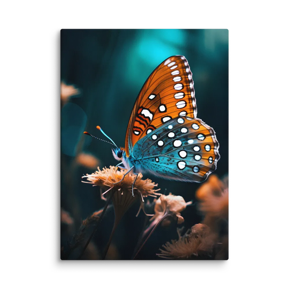 Whispers of Color: The Butterfly's Embrace