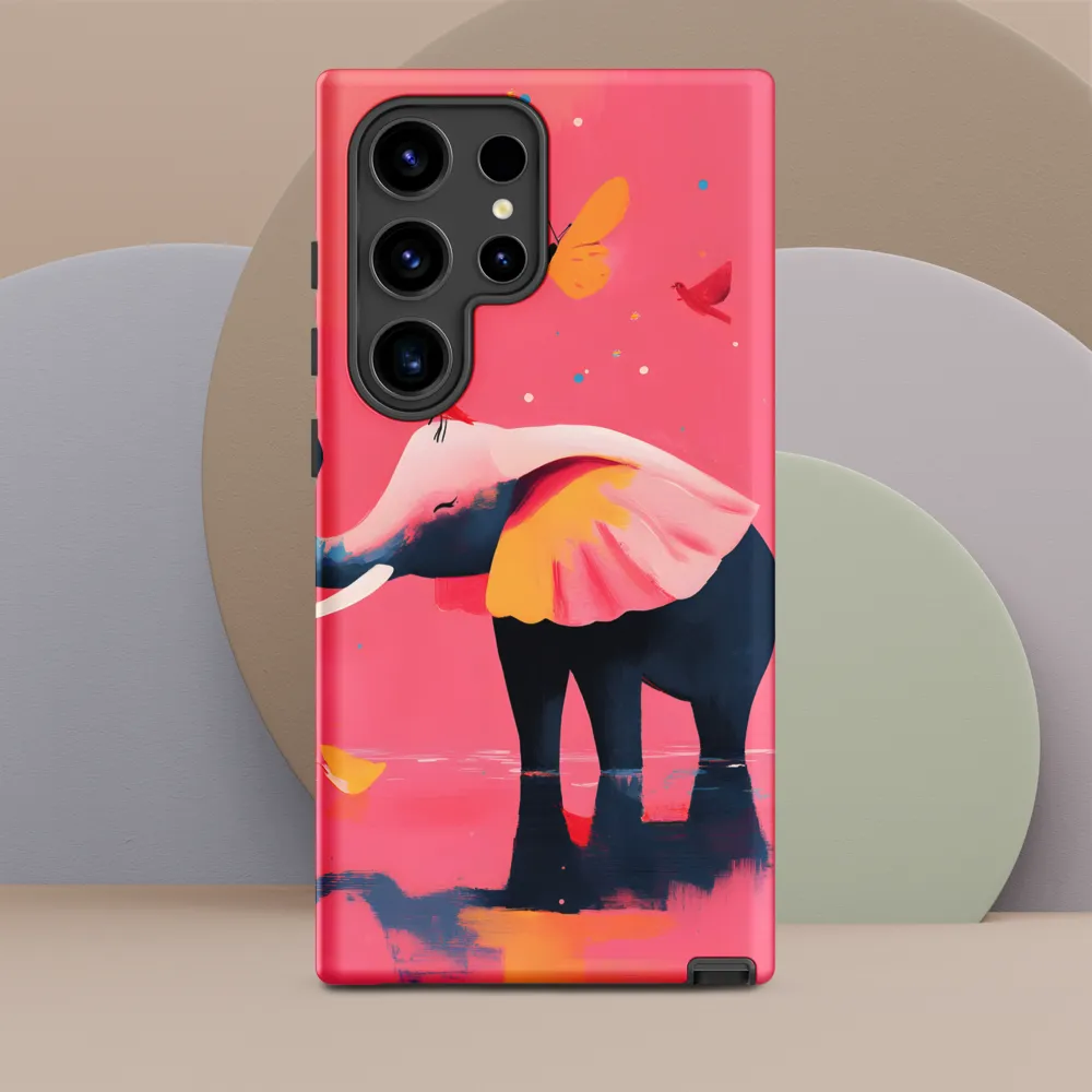Whimsical Serenity: The Playful Elephant