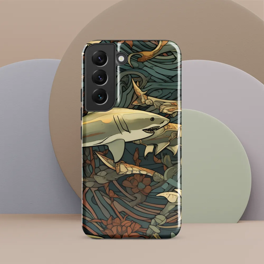 Dynamic Harmony of Sharks and Flora