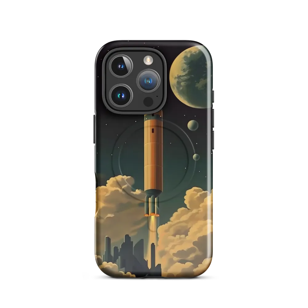 Journey Through the Cosmic Frontier | Phone Case |  16 Pro | MagSafe® Tough Case | Glossy