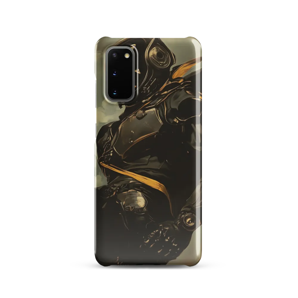 Ethereal Explorer: The Enigmatic Astronaut | Phone Case |  S20 | Snap Case | Glossy