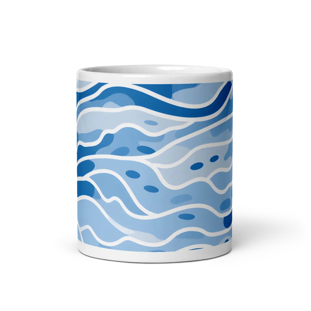 Fluid Harmony | Mug with White inside | 11 oz