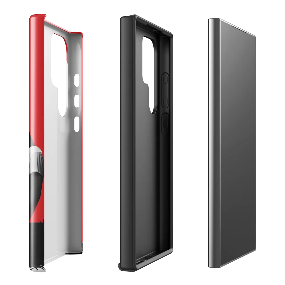 Contemplation in Red | Phone Case |  S24 Ultra | Tough Case | Glossy