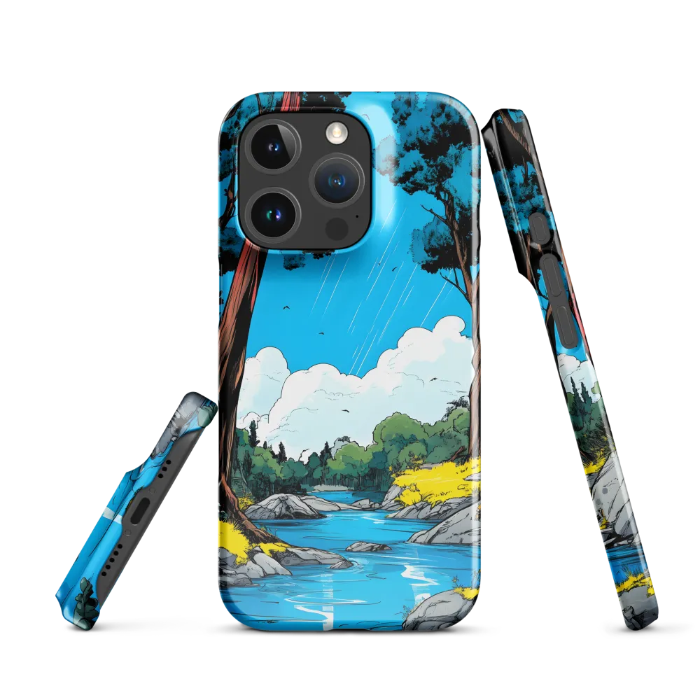 Tranquil River in a Comic Landscape