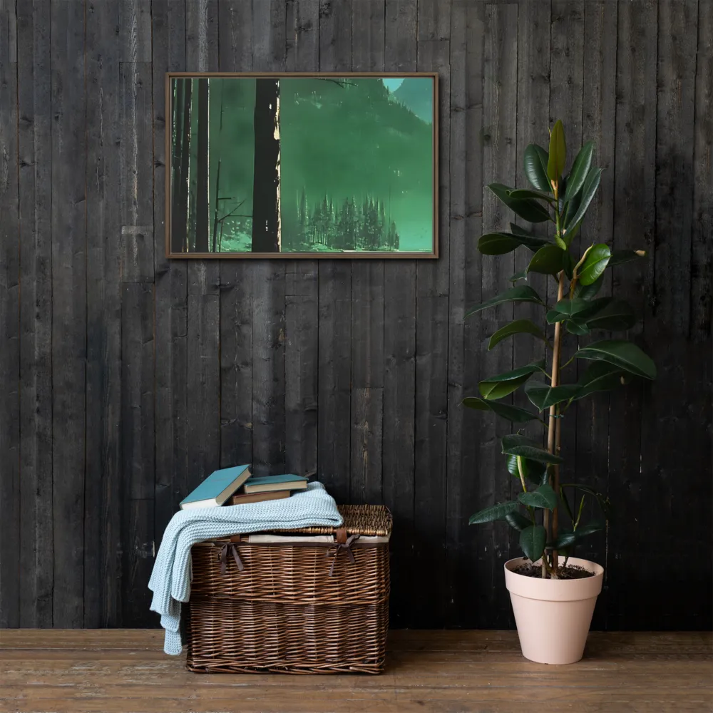 Reflections of Tranquility | Canvas with Brown Frame | 20″×30″