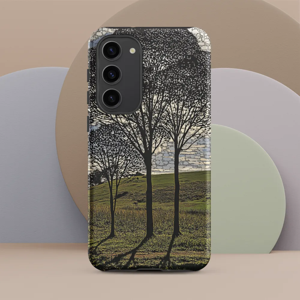 Tranquil Shadows: A Silhouette of Nature