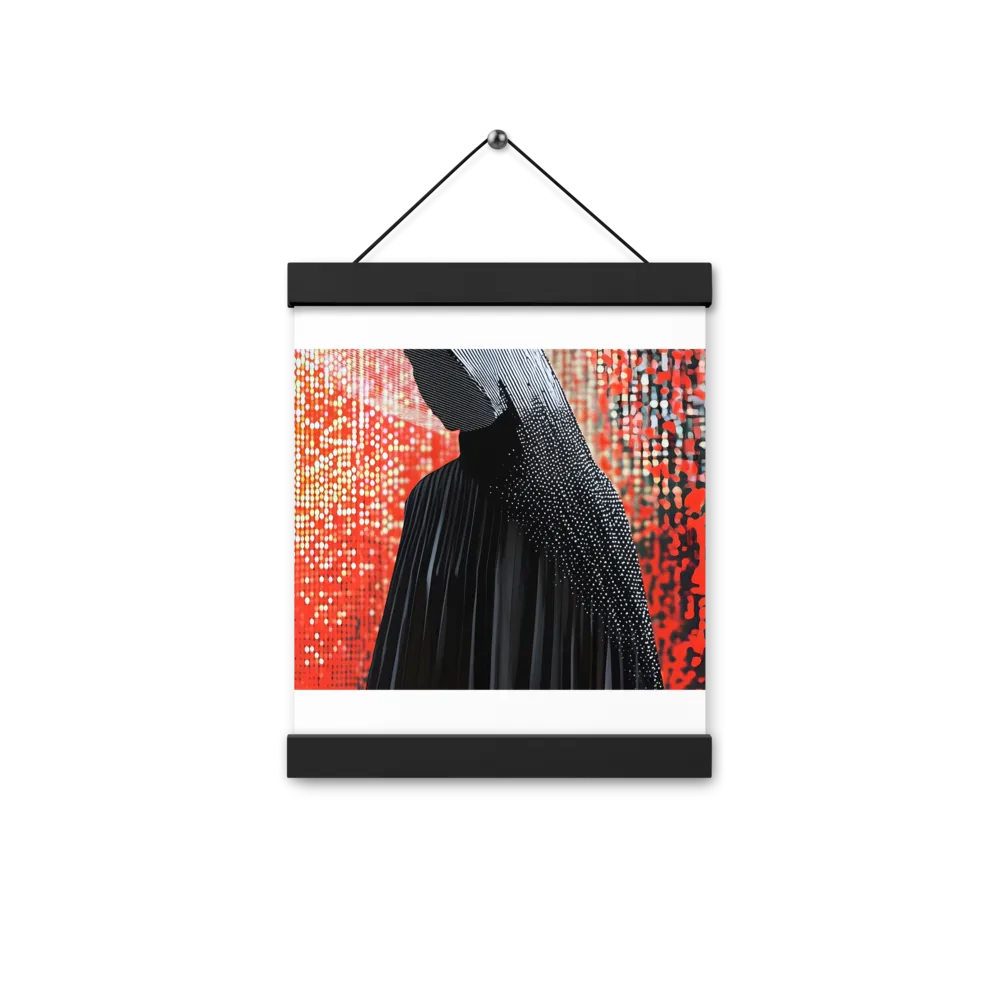 Veil of Modernity | Poster With Black Wood Hanger | 8″×10″