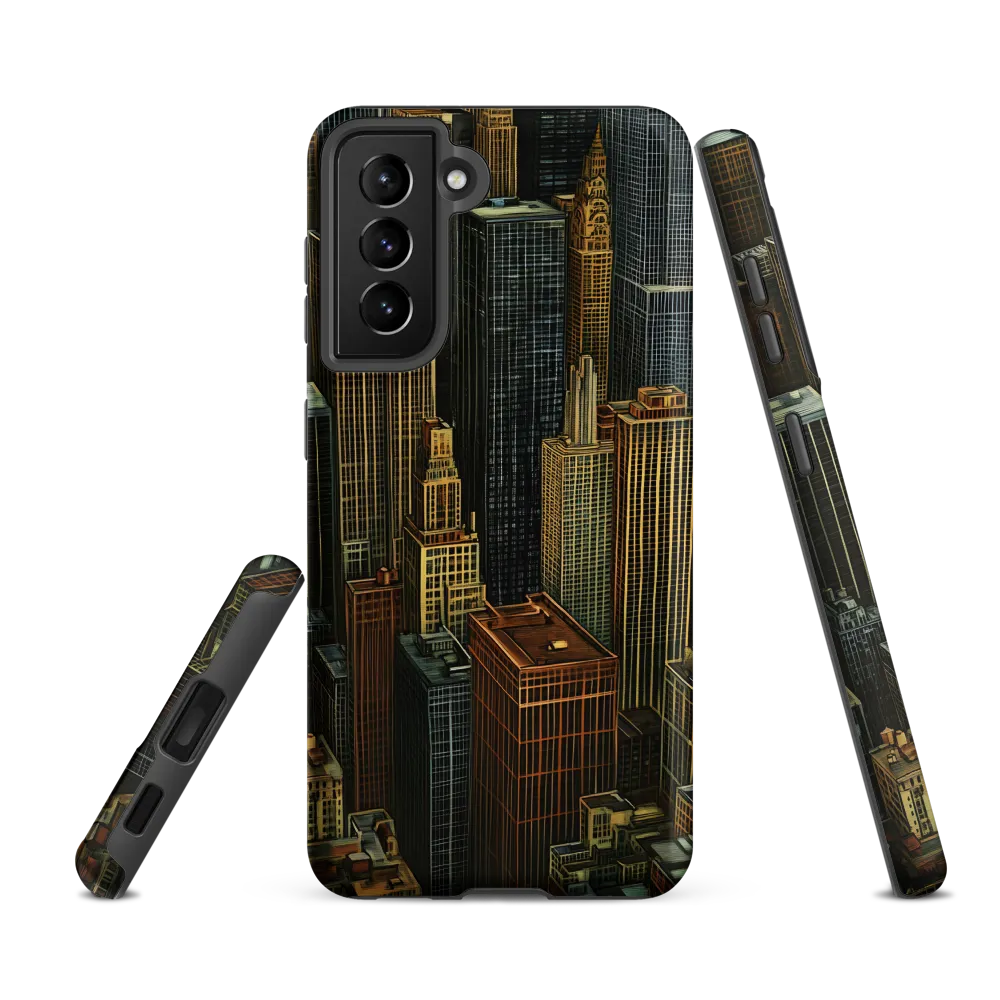 Urban Elegance: A Golden Cityscape