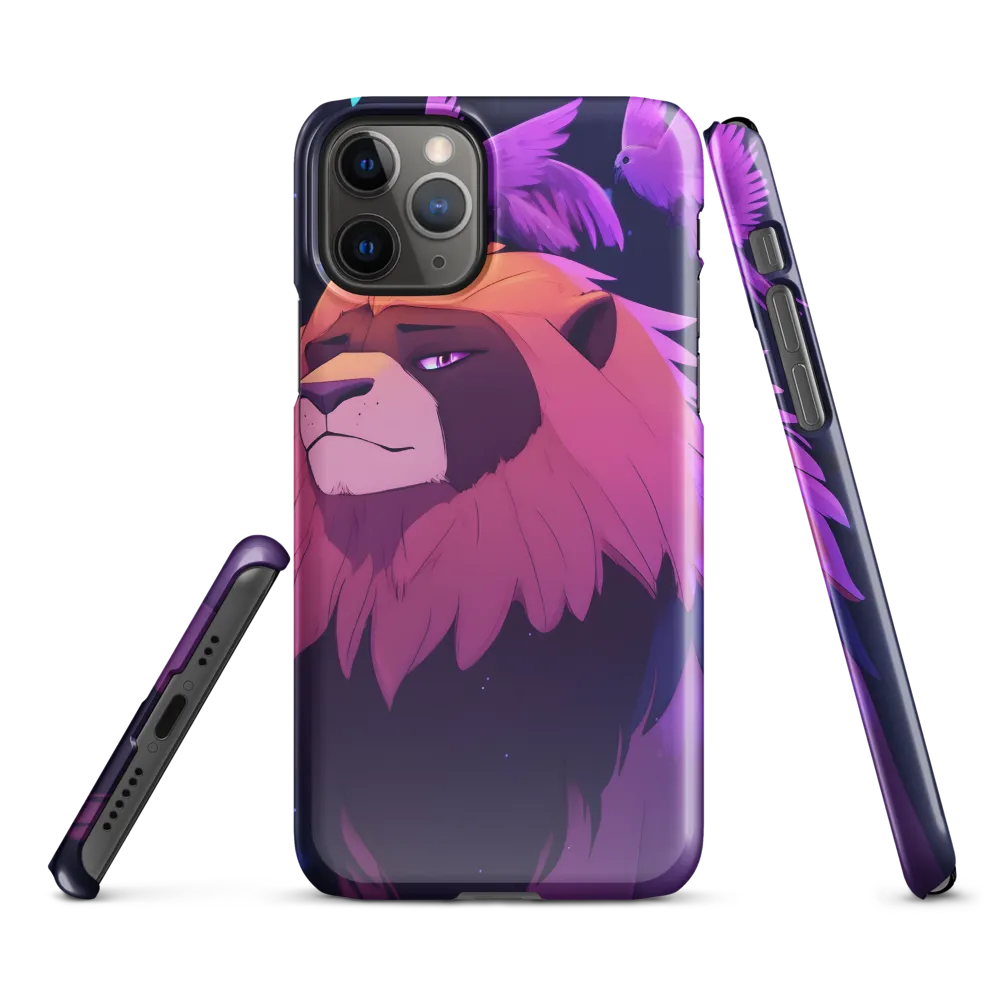 Regal Serenity: The Majestic Lion | Phone Case |  11 Pro | Snap Case | Glossy