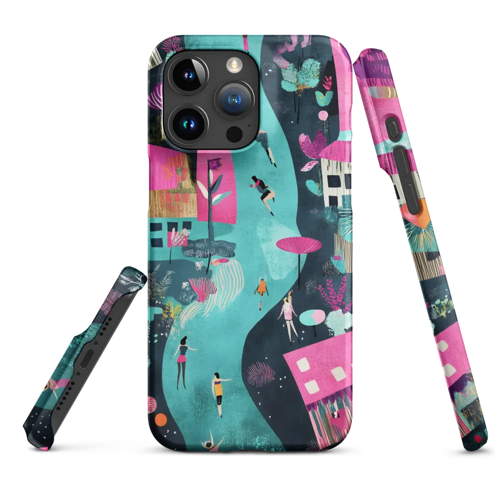 Whimsical Journey Through a Vibrant Landscape | Phone Case |  15 Pro Max | Snap Case | Matte