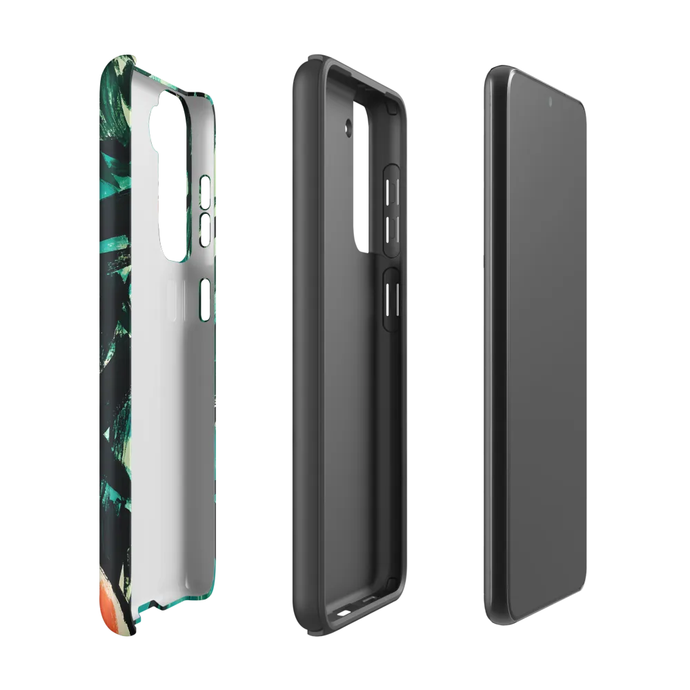 Curious Giraffe in Lush Greenery | Phone Case |  S21 | Tough Case | Matte