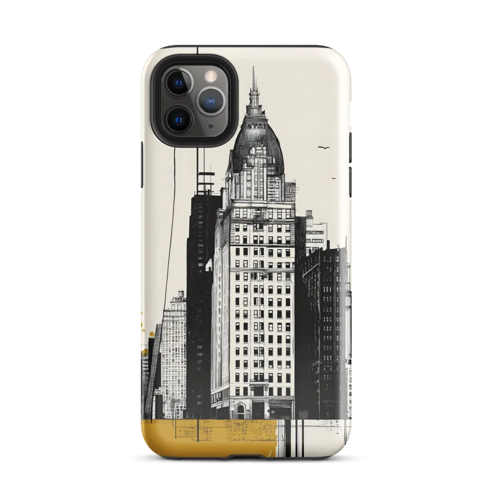 Urban Elegance: A Modern Cityscape | Phone Case |  11 Pro Max | Tough Case | Glossy