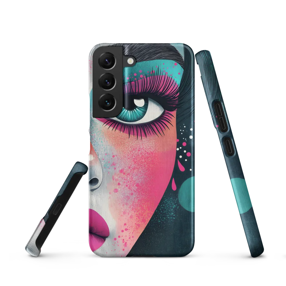 Vibrant Gaze | Phone Case |  S22 | Snap Case | Matte