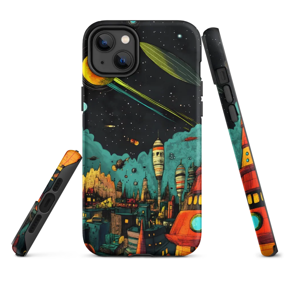 Galactic Cityscape: A Journey Through Imagination