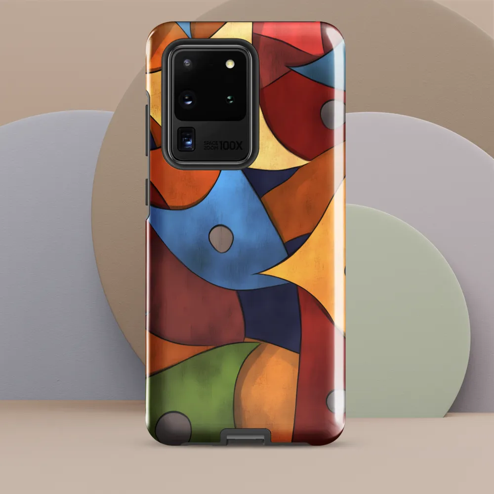 Vibrant Interplay of Shapes