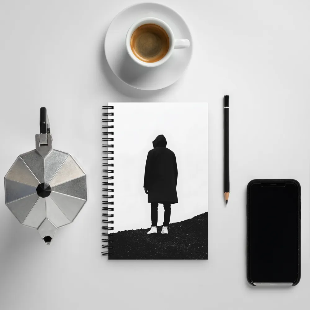 Solitude in Monochrome | Spiral Notebook