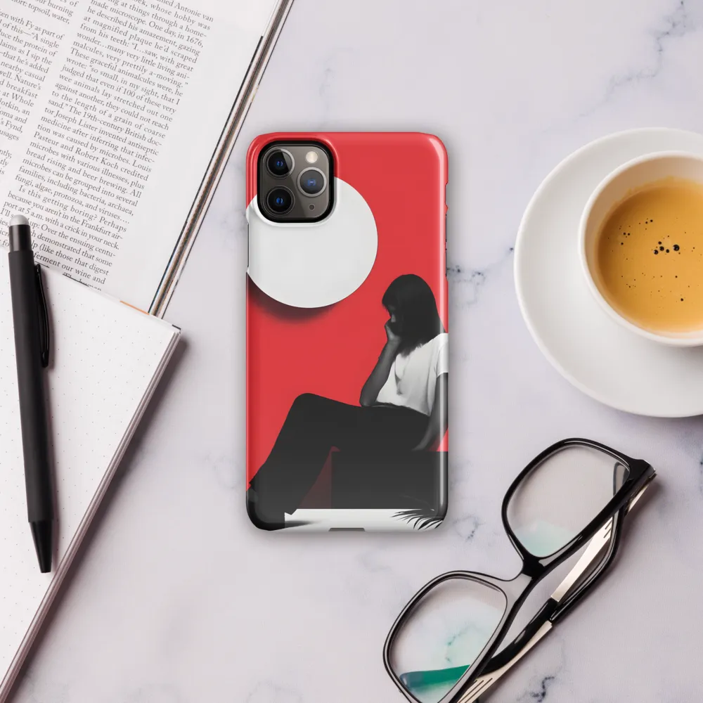 Contemplation in Red | Phone Case |  11 Pro Max | Snap Case | Glossy