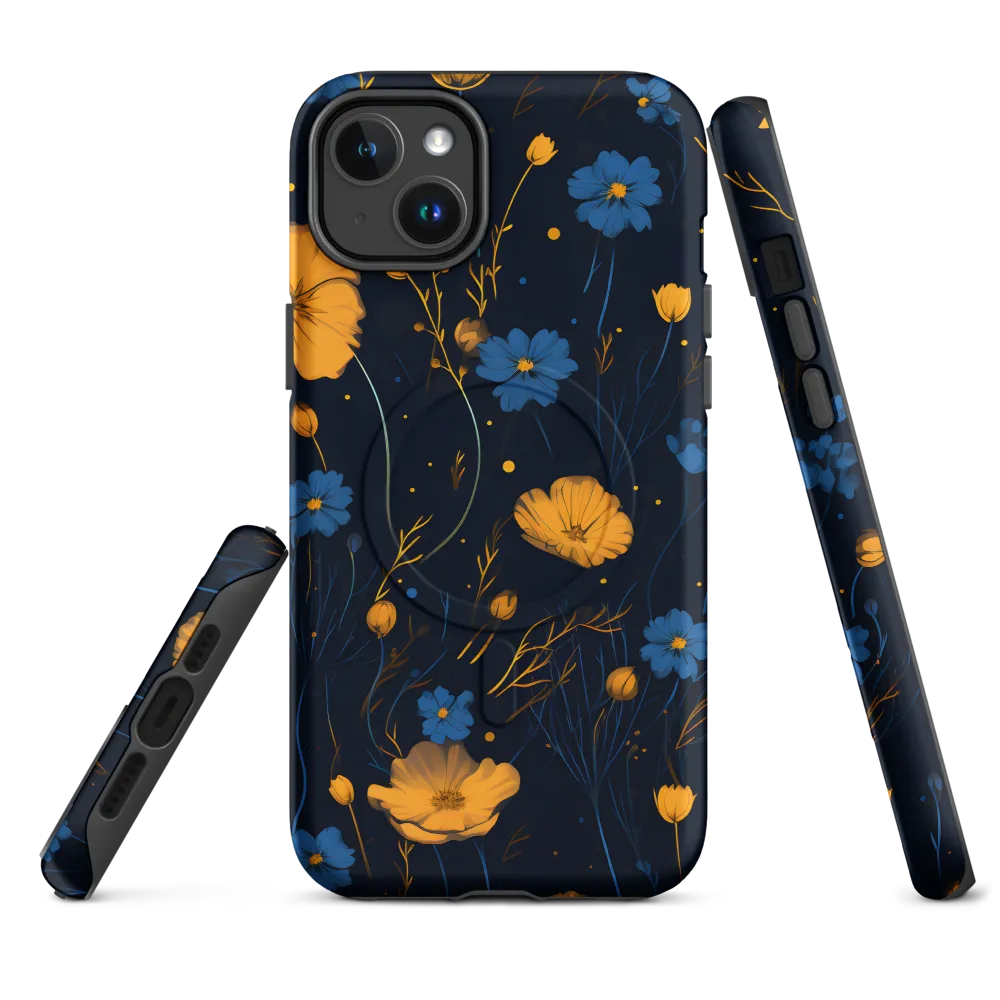 Nocturnal Blossoms | Phone Case |  14 Plus | MagSafe® Tough Case | Matte