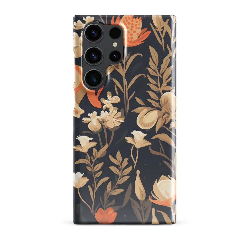 Floral Harmony: A Dance in the Dark