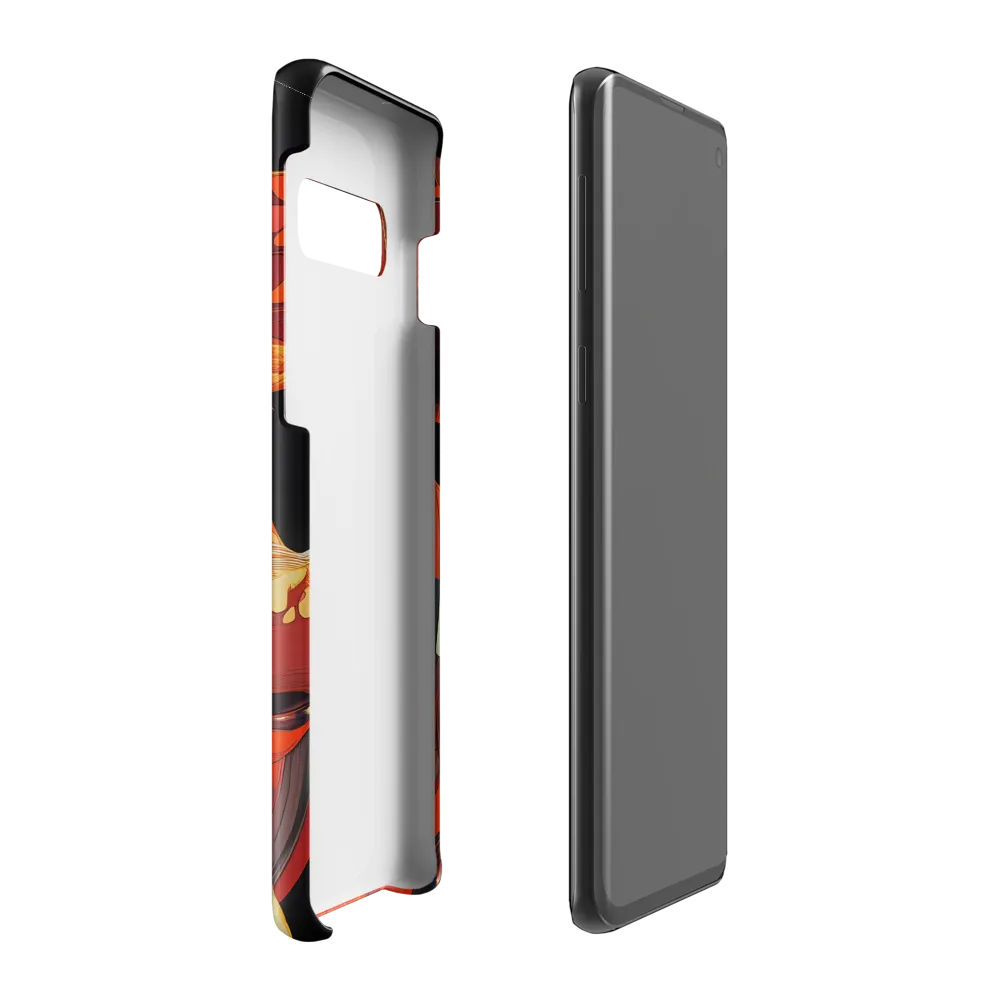 Modern Serenade: The Vibrant Cow | Phone Case |  S10 Plus | Snap Case | Glossy