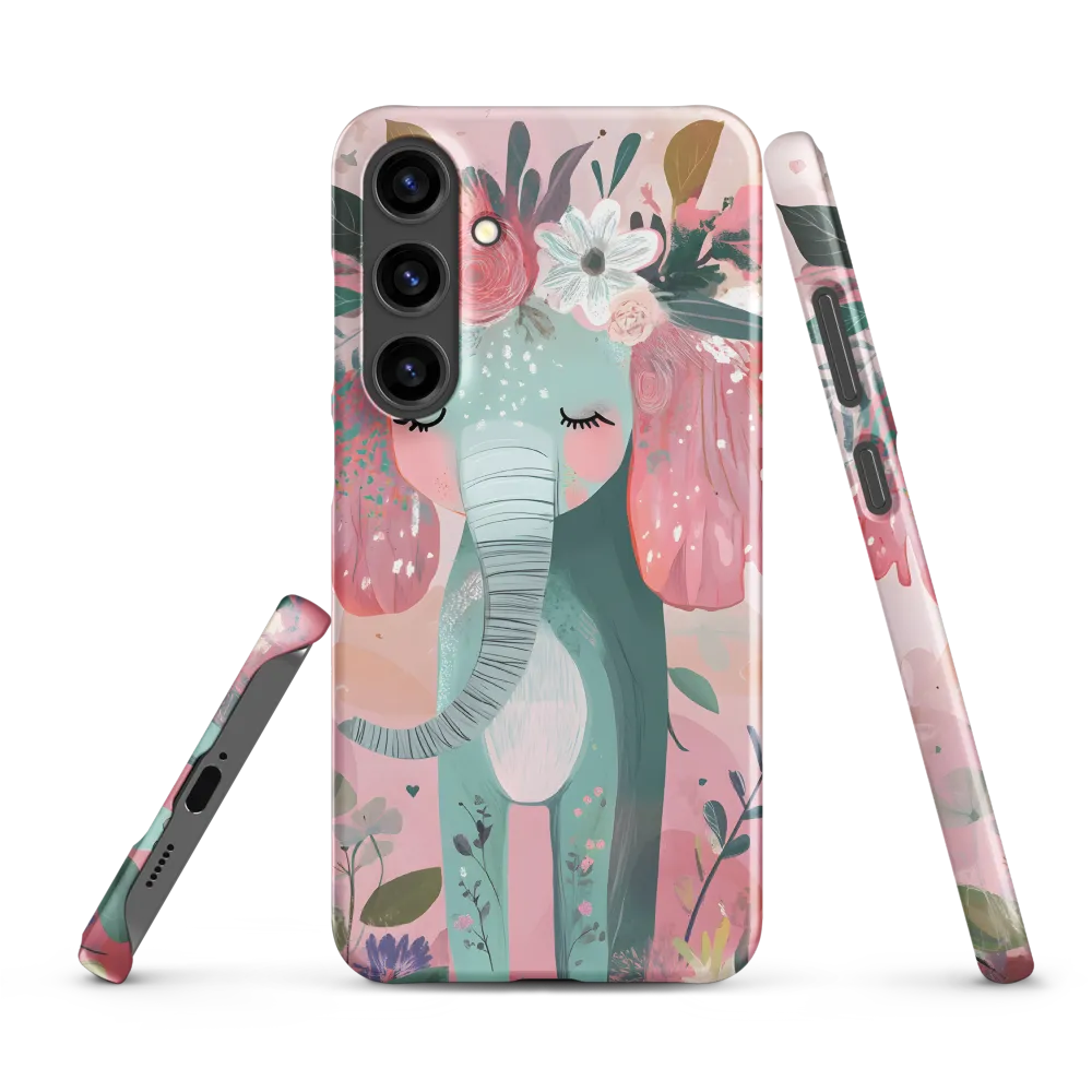 Whimsical Elephant in Bloom