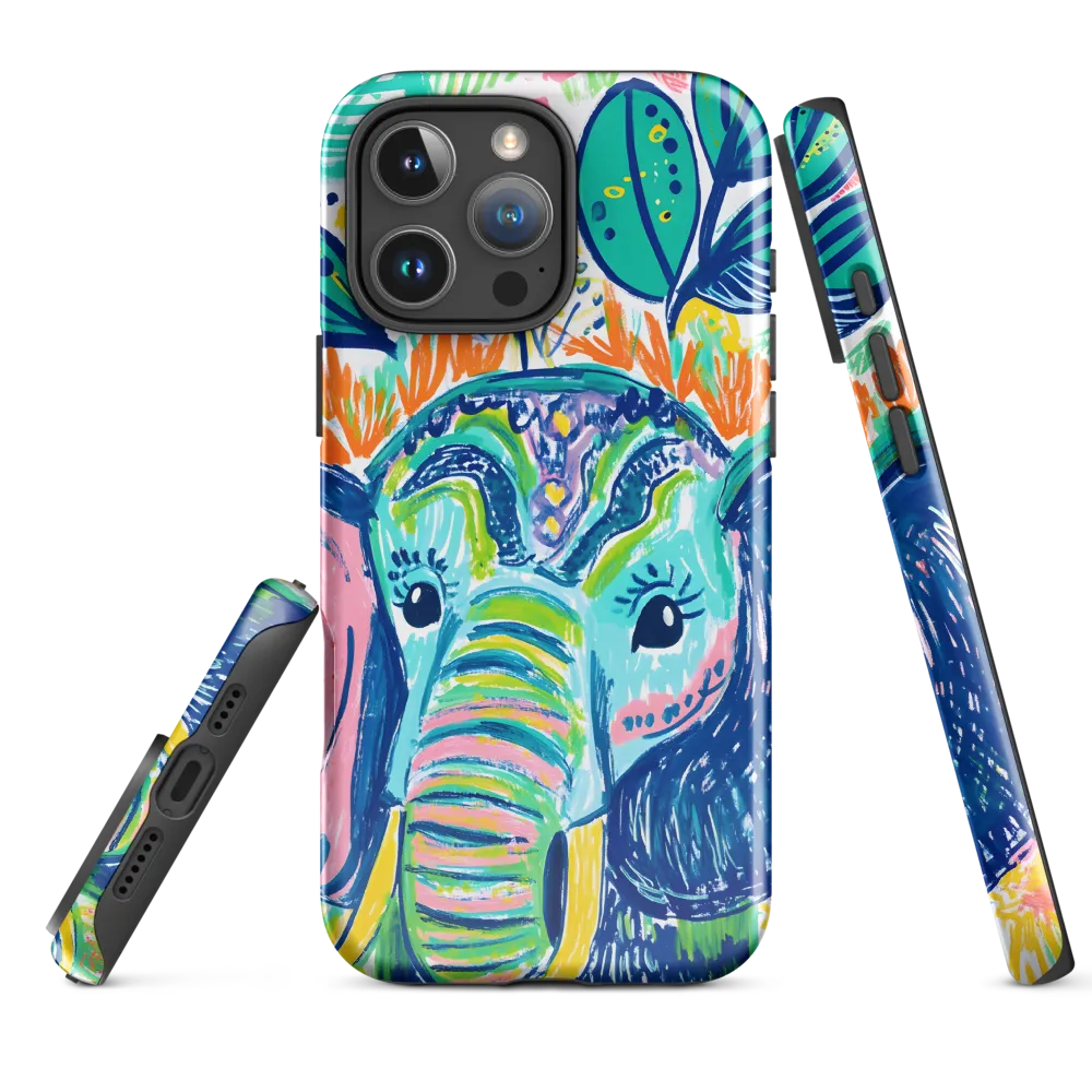 Whimsical Elephant Portrait