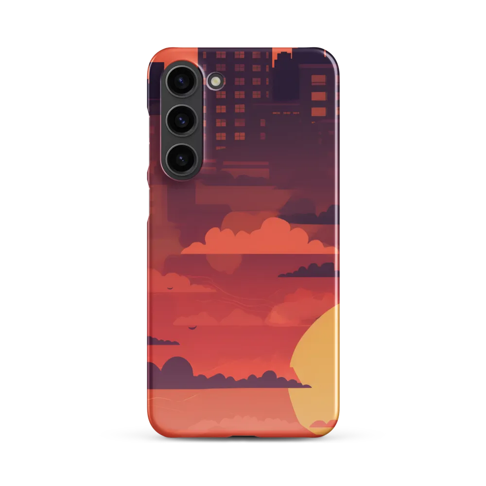 Urban Dusk: A Symphony of Cityscapes | Phone Case |  S23 Plus | Snap Case | Glossy