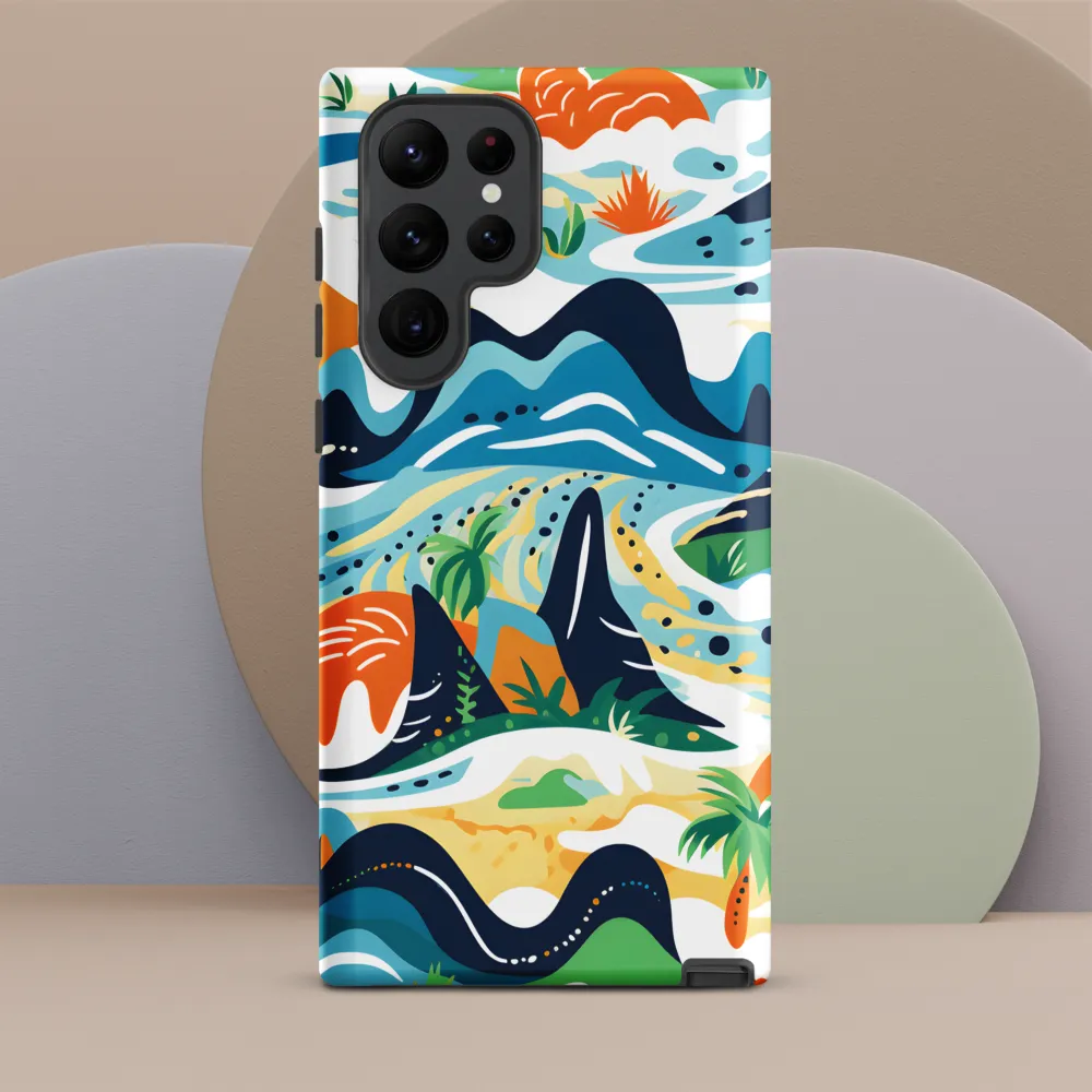 Abstract Tropical Landscape