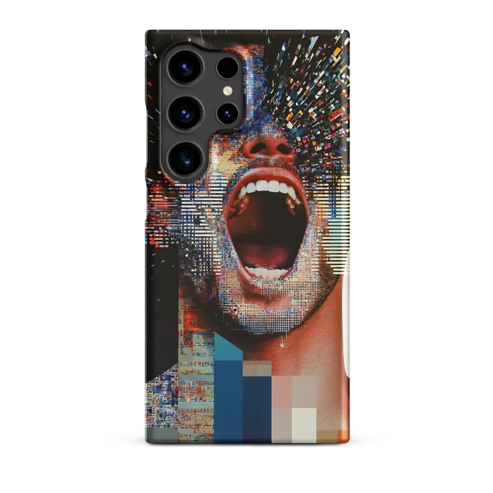 Eruptive Expression | Phone Case |  S24 Ultra | Snap Case | Matte