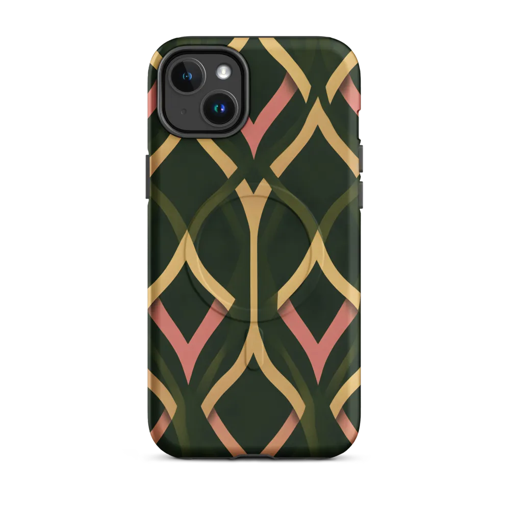 Interwoven Elegance | Phone Case |  14 Plus | MagSafe® Tough Case | Matte
