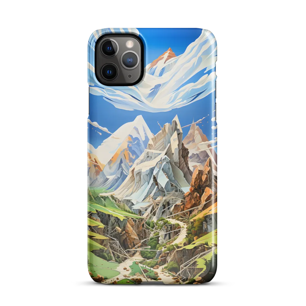 Geometric Symphony of Nature | Phone Case |  11 Pro Max | Snap Case | Glossy