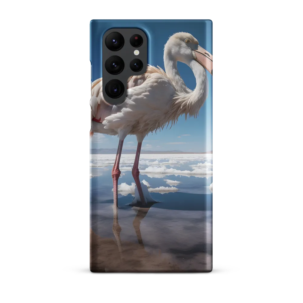 Graceful Solitude of a Flamingo