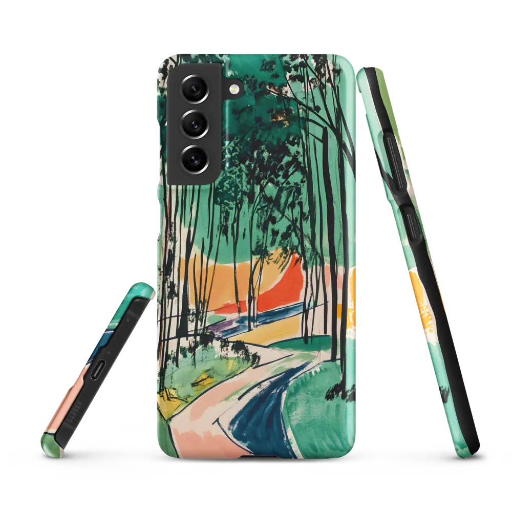 Winding Path Through the Forest | Phone Case |  S21 FE | Snap Case | Matte