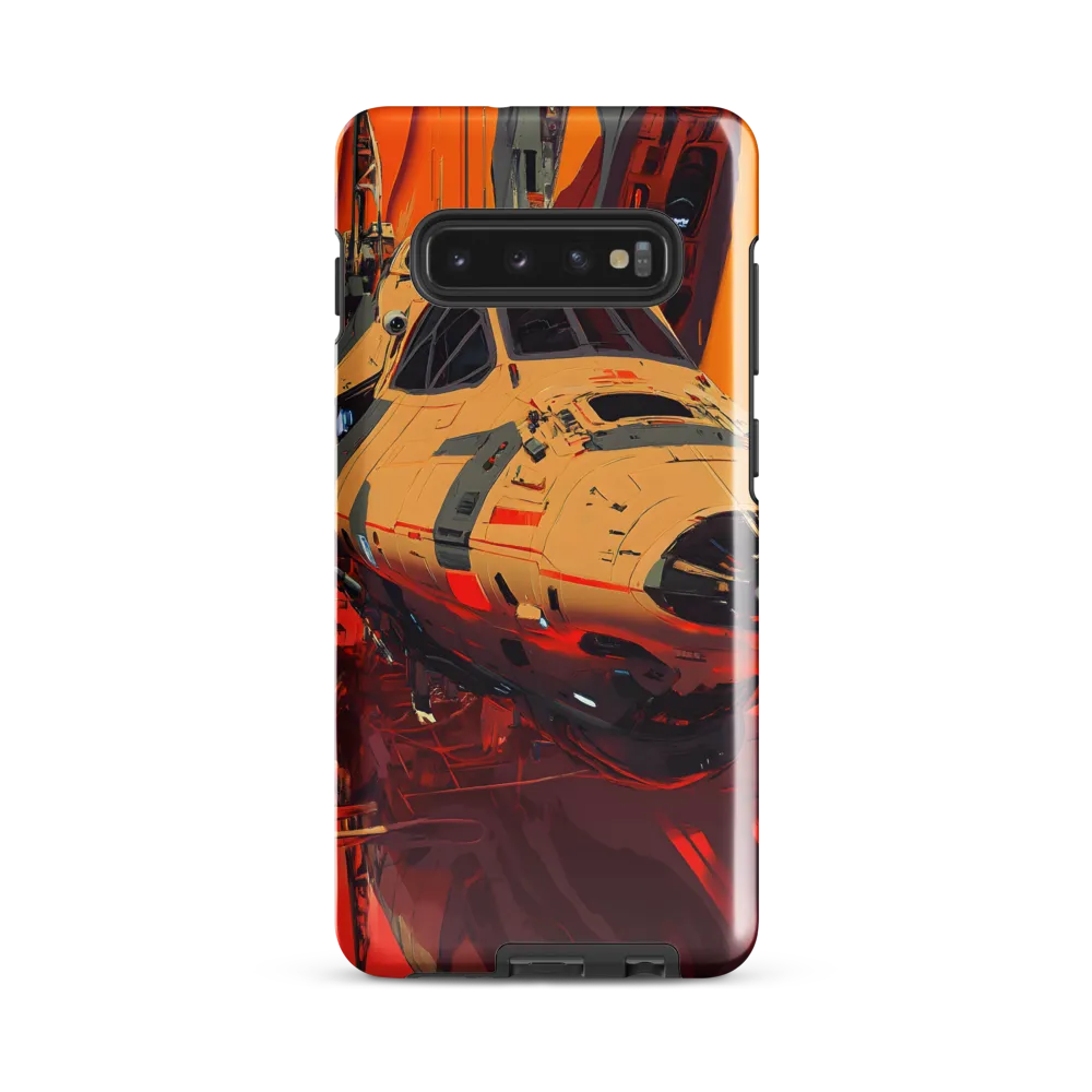 Futuristic Vessel: A Glimpse into Tomorrow | Phone Case |  S10 Plus | Tough Case | Glossy