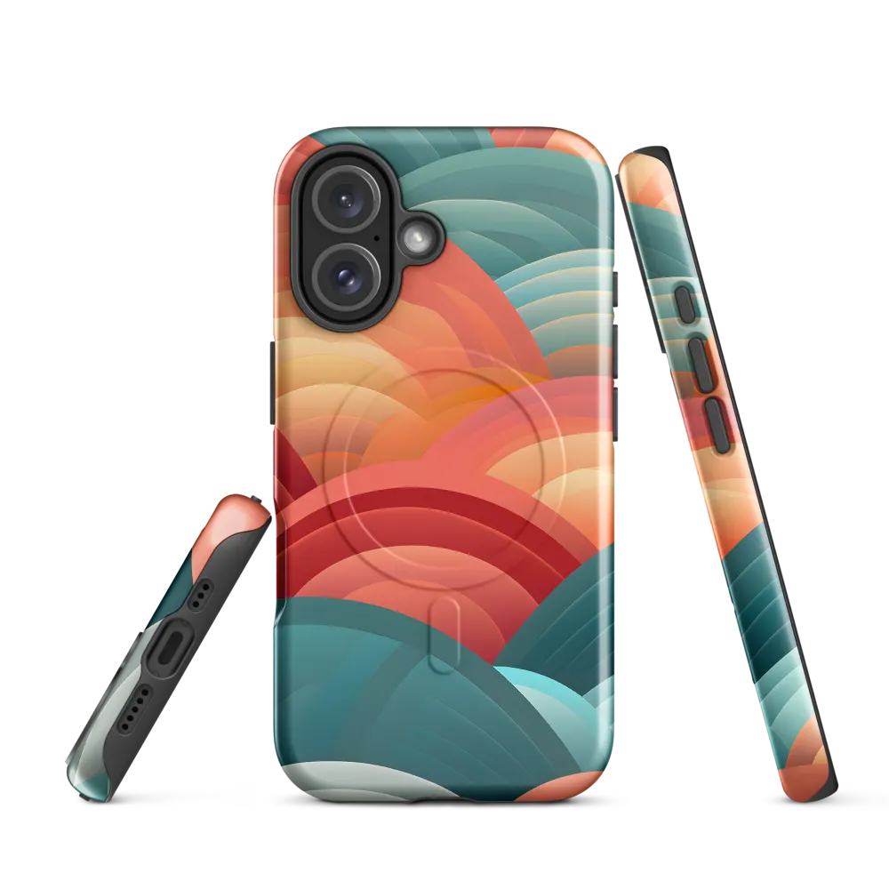 Rhythms of the Waves | Phone Case |  16 | MagSafe® Tough Case | Glossy
