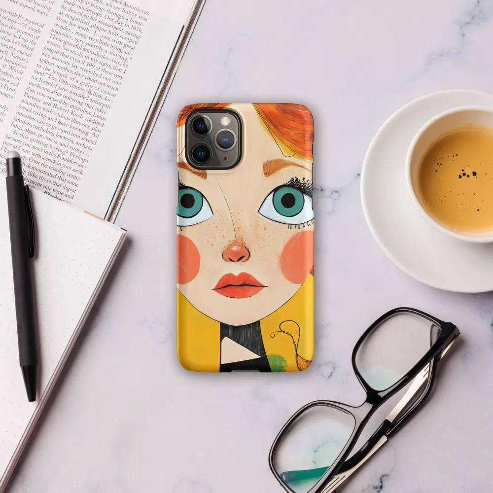 Whimsical Portrait of a Girl | Phone Case |  11 Pro | Snap Case | Matte